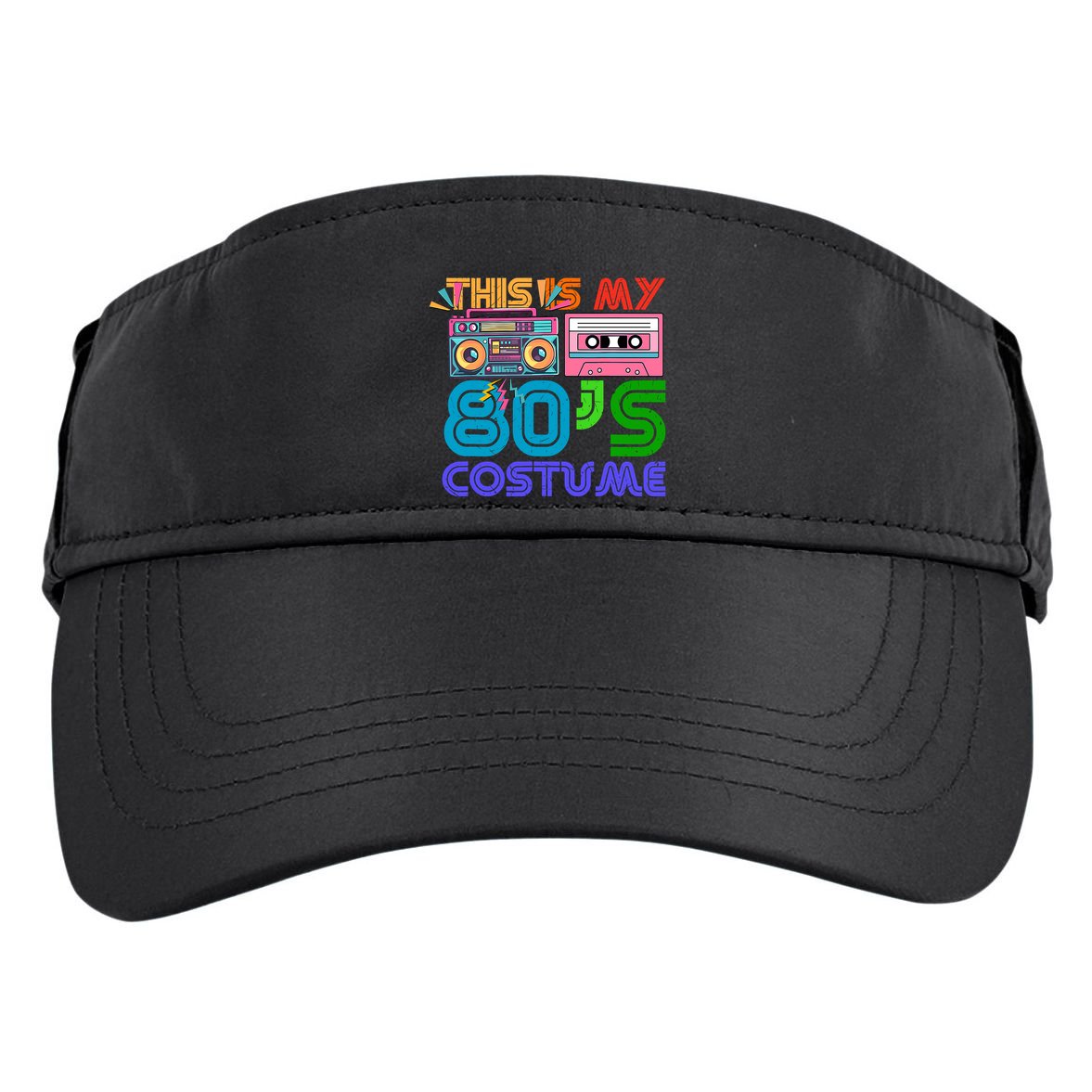 80s Styles Halloween 1980s This Is My 80s Costume Adult Drive Performance Visor