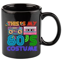 80s Styles Halloween 1980s This Is My 80s Costume 11oz C Handle Ceramic Mug