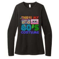 80s Styles Halloween 1980s This Is My 80s Costume Womens CVC Long Sleeve Shirt