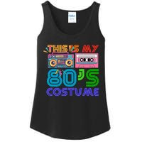 80s Styles Halloween 1980s This Is My 80s Costume Ladies Essential Tank