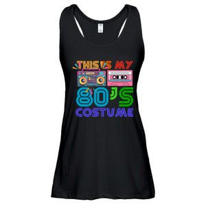 80s Styles Halloween 1980s This Is My 80s Costume Ladies Essential Flowy Tank