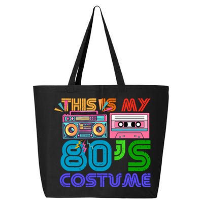 80s Styles Halloween 1980s This Is My 80s Costume 25L Jumbo Tote