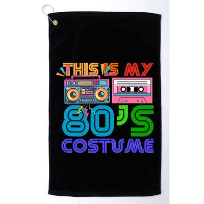 80s Styles Halloween 1980s This Is My 80s Costume Golf Towel