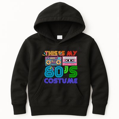 80s Styles Halloween 1980s This Is My 80s Costume Kids Hoodie