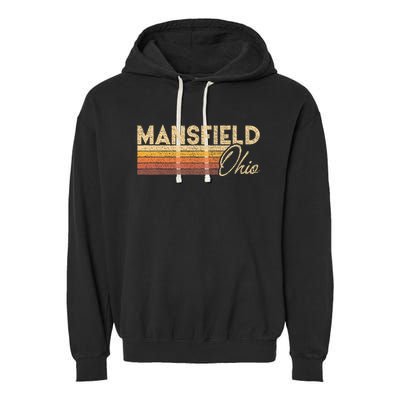 80s Style Mansfield Ohio Garment-Dyed Fleece Hoodie