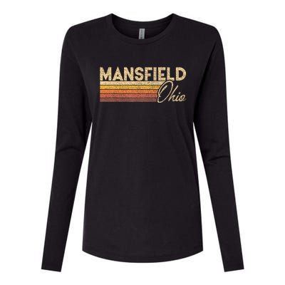 80s Style Mansfield Ohio Womens Cotton Relaxed Long Sleeve T-Shirt