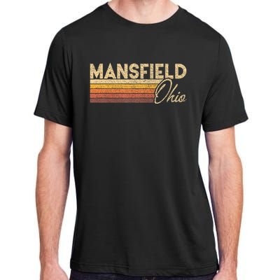 80s Style Mansfield Ohio Adult ChromaSoft Performance T-Shirt