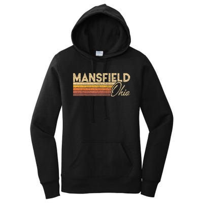 80s Style Mansfield Ohio Women's Pullover Hoodie