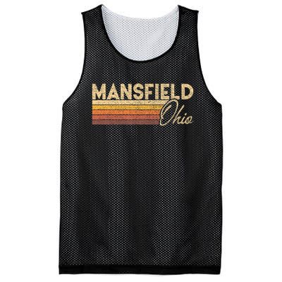 80s Style Mansfield Ohio Mesh Reversible Basketball Jersey Tank