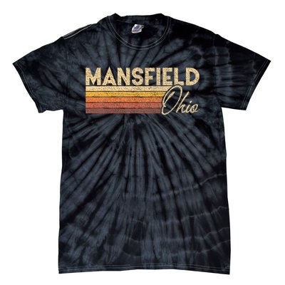 80s Style Mansfield Ohio Tie-Dye T-Shirt