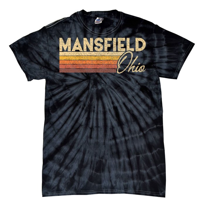 80s Style Mansfield Ohio Tie-Dye T-Shirt