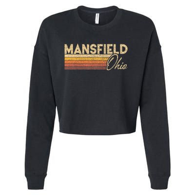 80s Style Mansfield Ohio Cropped Pullover Crew