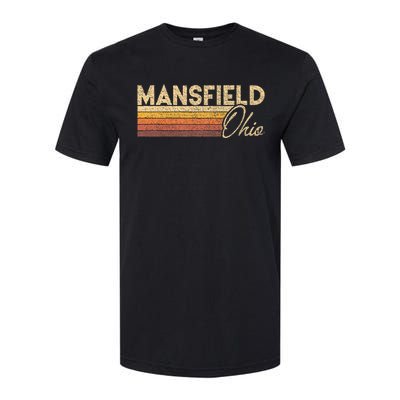 80s Style Mansfield Ohio Softstyle CVC T-Shirt