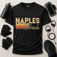 80s Style Naples Florida Cooling Performance Crew T-Shirt