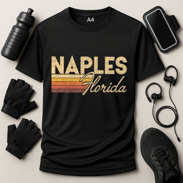 80s Style Naples Florida Cooling Performance Crew T-Shirt