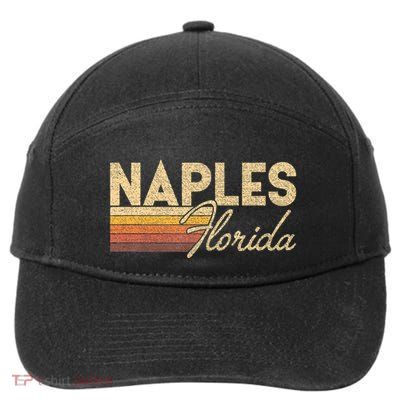 80s Style Naples Florida 7-Panel Snapback Hat