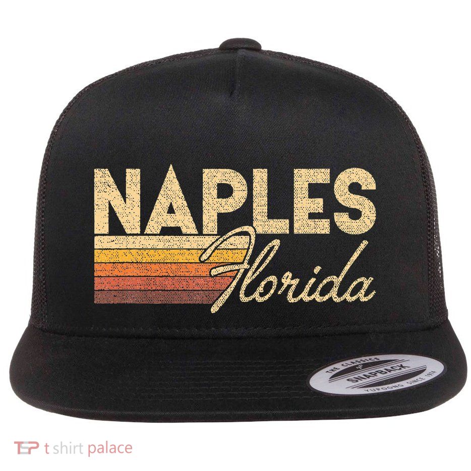 80s Style Naples Florida Flatbill Hat