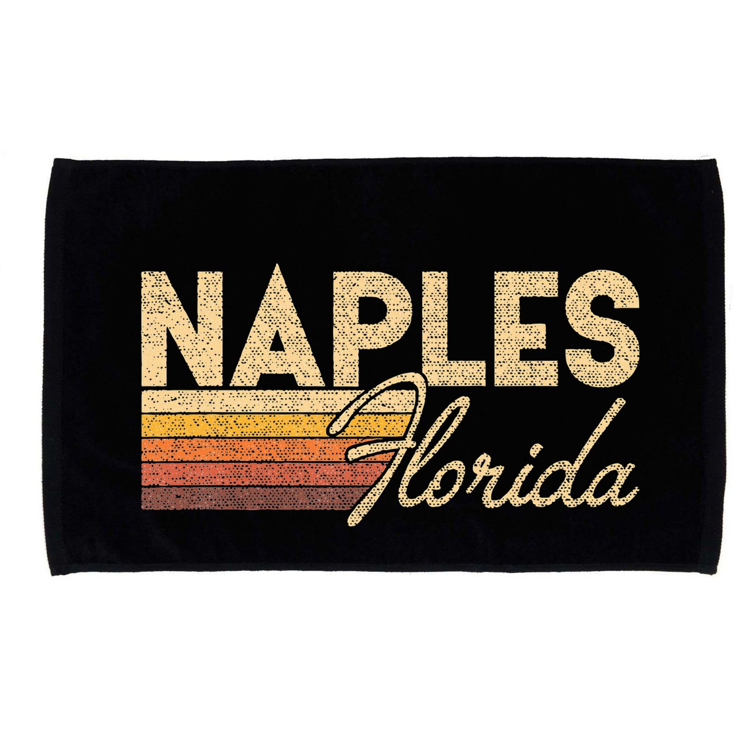 80s Style Naples Florida Microfiber Hand Towel