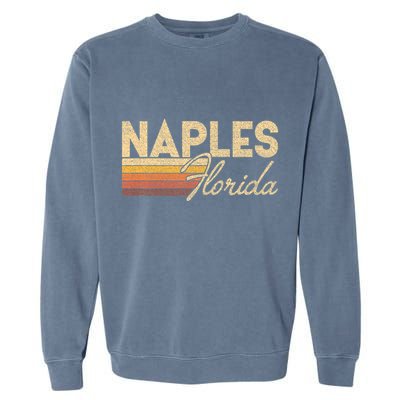 80s Style Naples Florida Garment-Dyed Sweatshirt