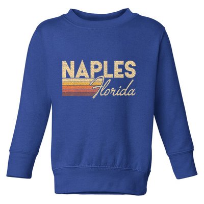 80s Style Naples Florida Toddler Sweatshirt