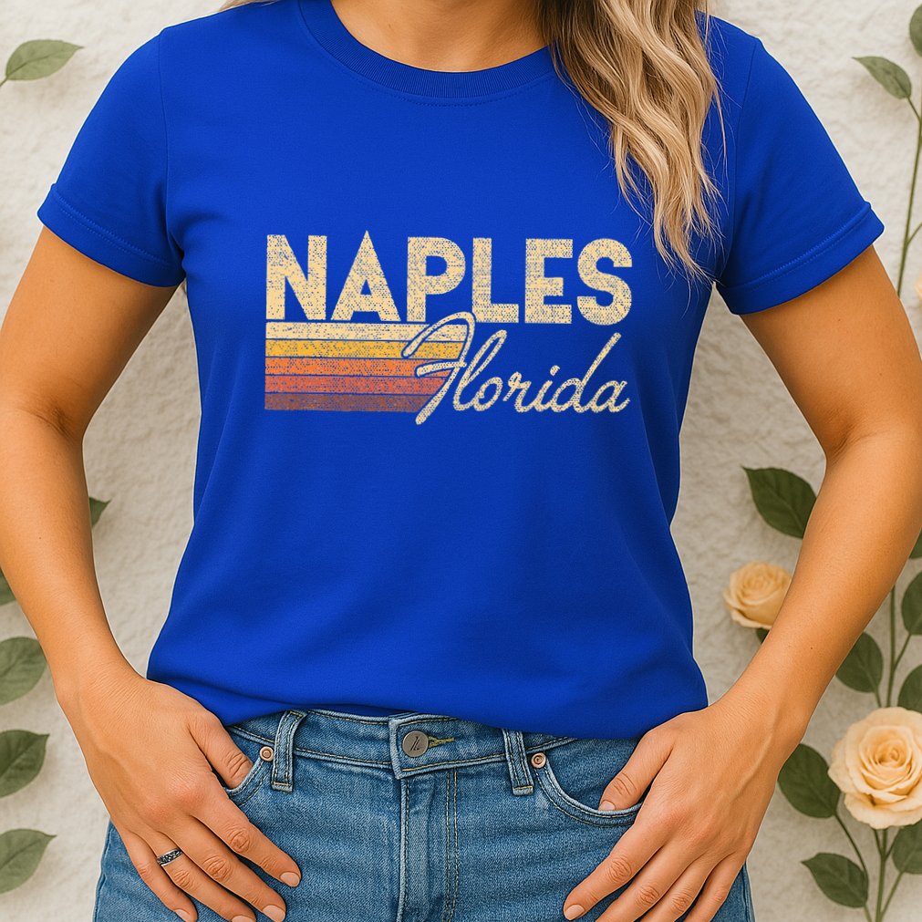 80s Style Naples Florida Womens T-Shirt