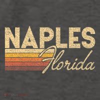 80s Style Naples Florida Vector Backpack