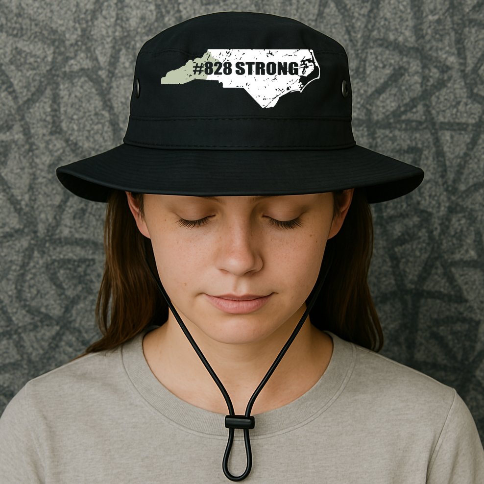 828 Strong North Carolina Hurricane Relief Awareness Bucket Hat