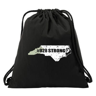 828 Strong North Carolina Hurricane Relief Awareness Drawstring Bag