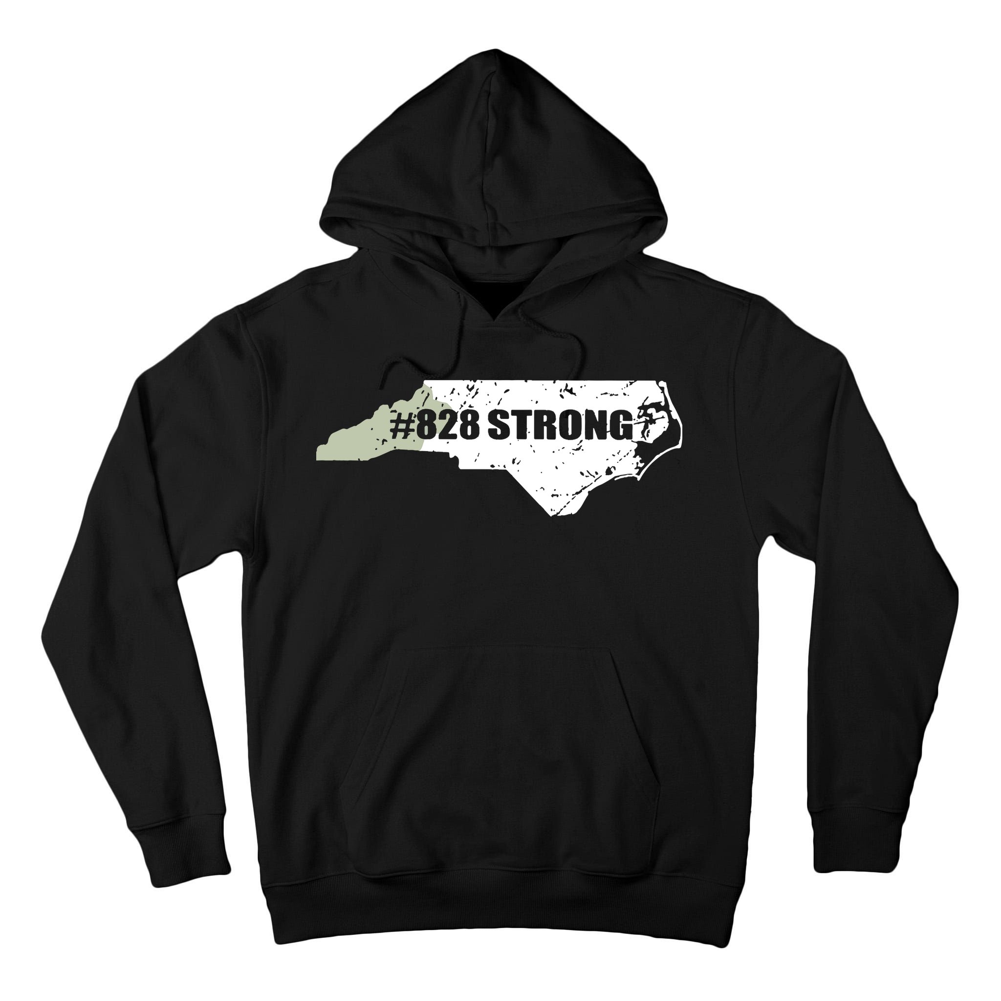 828 Strong North Carolina Hurricane Relief Awareness Tall Hoodie