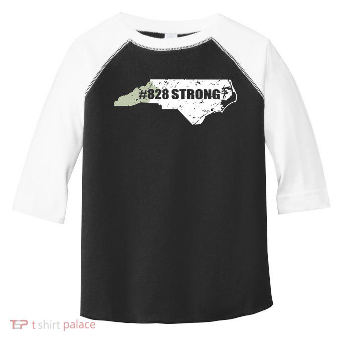 828 Strong North Carolina Hurricane Relief Awareness Toddler Fine Jersey T-Shirt