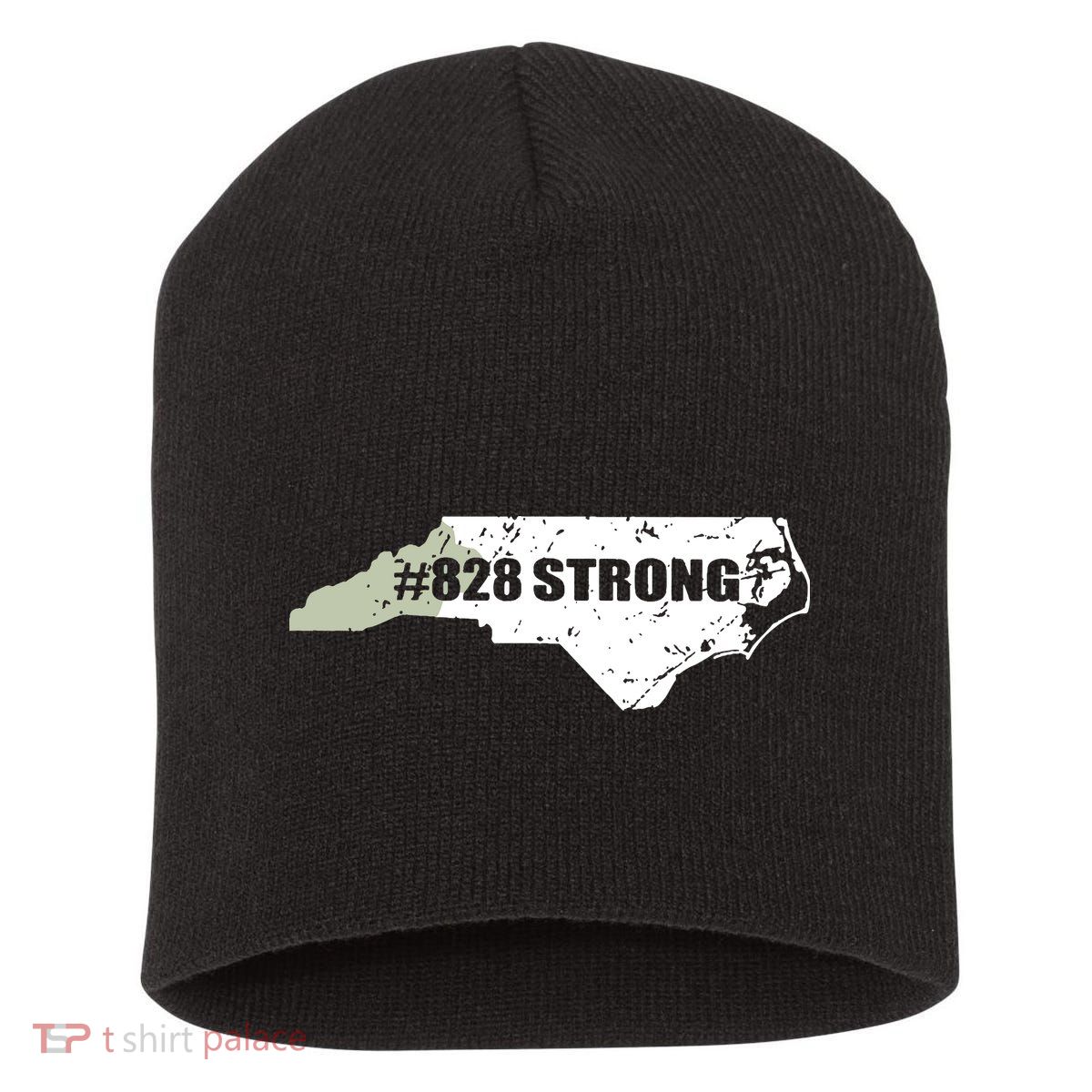 828 Strong North Carolina Hurricane Relief Awareness Short Acrylic Beanie