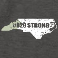 828 Strong North Carolina Hurricane Relief Awareness Vector Backpack