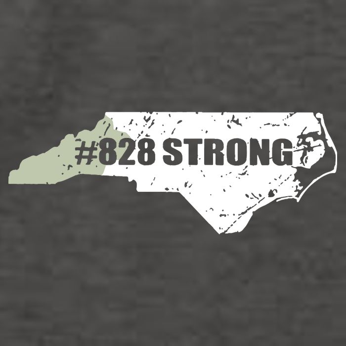 828 Strong North Carolina Hurricane Relief Awareness Vector Backpack
