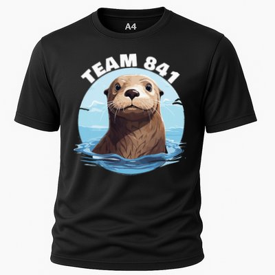 841 Surfing Otter 841 Otter Team 841 California Otter 841 Cooling Performance Crew T-Shirt