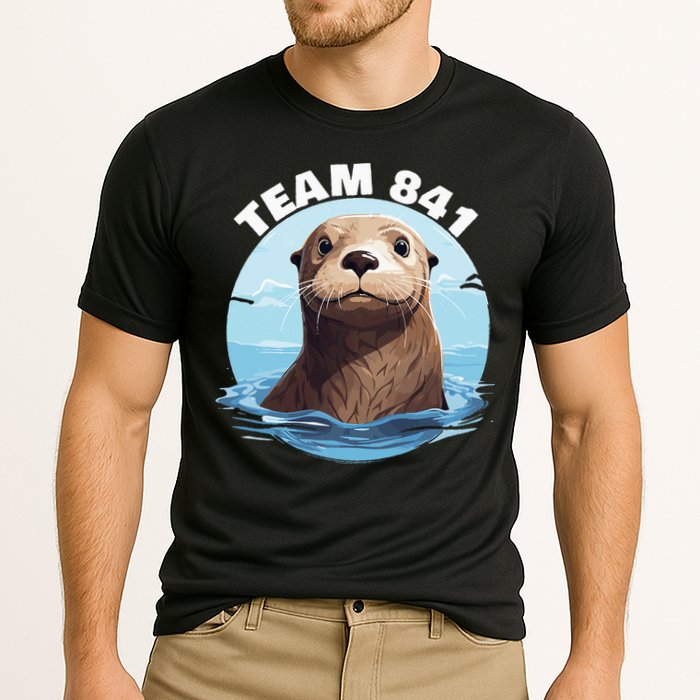 841 Surfing Otter 841 Otter Team 841 California Otter 841 Cooling Performance Crew T-Shirt