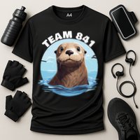 841 Surfing Otter 841 Otter Team 841 California Otter 841 Cooling Performance Crew T-Shirt