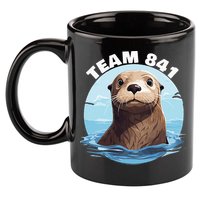 841 Surfing Otter 841 Otter Team 841 California Otter 841 11oz C Handle Ceramic Mug