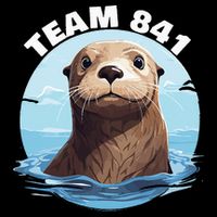 841 Surfing Otter 841 Otter Team 841 California Otter 841 Drawstring Bag