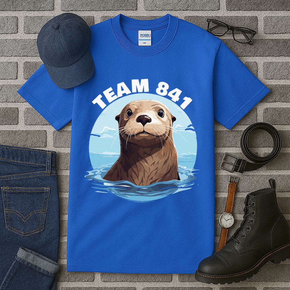 841 Surfing Otter 841 Otter Team 841 California Otter 841 Tall T-Shirt