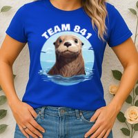 841 Surfing Otter 841 Otter Team 841 California Otter 841 Womens T-Shirt