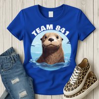 841 Surfing Otter 841 Otter Team 841 California Otter 841 Womens T-Shirt