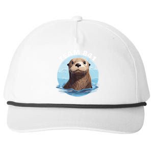 841 Surfing Otter 841 Otter Team 841 California Otter 841 Snapback Five-Panel Rope Hat