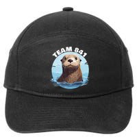 841 Surfing Otter 841 Otter Team 841 California Otter 841 7-Panel Snapback Hat