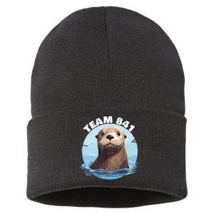 841 Surfing Otter 841 Otter Team 841 California Otter 841 Sustainable Knit Beanie