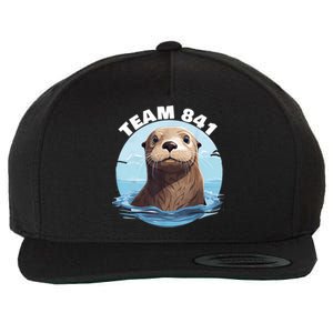 841 Surfing Otter 841 Otter Team 841 California Otter 841 Wool Snapback Cap