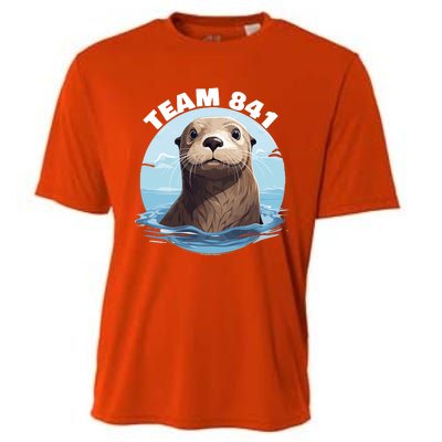 841 Surfing Otter 841 Otter Team 841 California Otter 841 Cooling Performance Crew T-Shirt