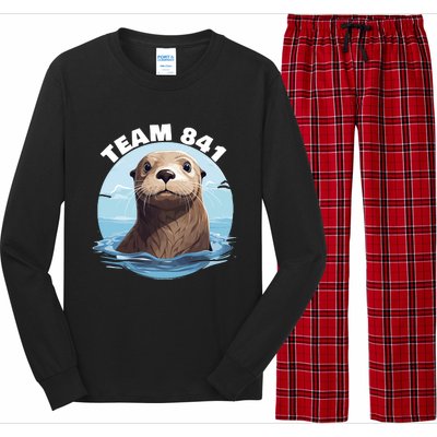 841 Surfing Otter 841 Otter Team 841 California Otter 841 Long Sleeve Pajama Set