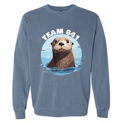 841 Surfing Otter 841 Otter Team 841 California Otter 841 Garment-Dyed Sweatshirt