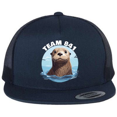 841 Surfing Otter 841 Otter Team 841 California Otter 841 Flat Bill Trucker Hat