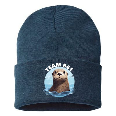 841 Surfing Otter 841 Otter Team 841 California Otter 841 Sustainable Knit Beanie